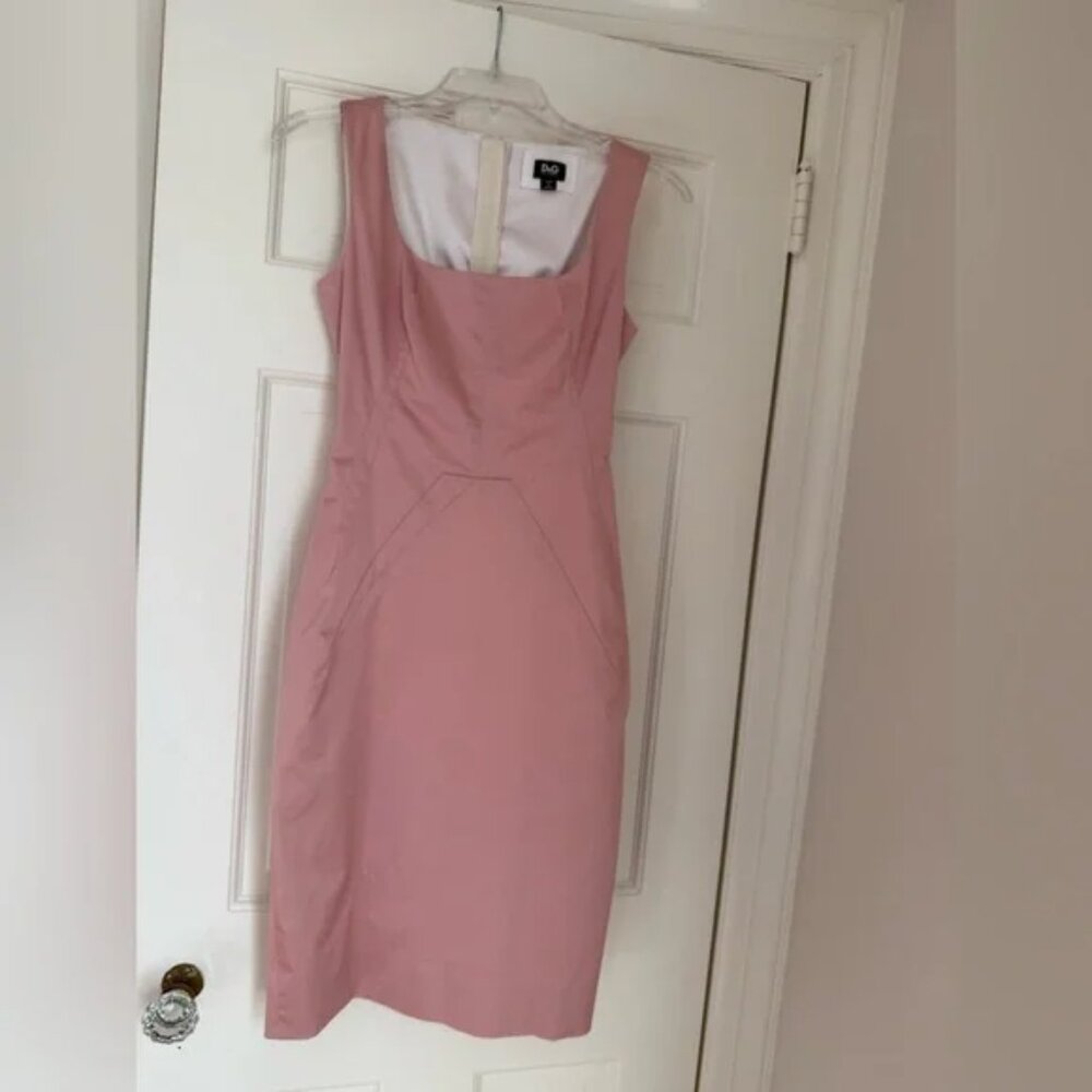 Dolce & Gabbana Pink Midi Dress